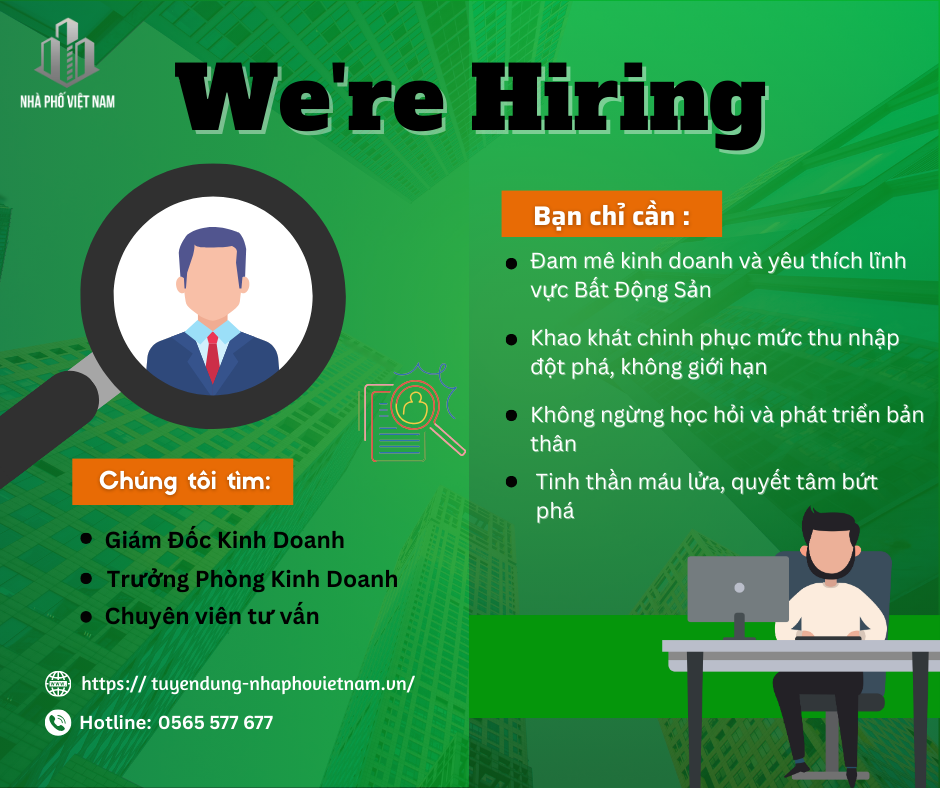 🔥 SỨC NÓNG TUYỂN DỤNG TẠI NHÀ PHỐ VIỆT NAM – LOẠT CƠ HỘI KINH DOANH HẤP DẪN ĐANG CHỜ BẠN! 🔥